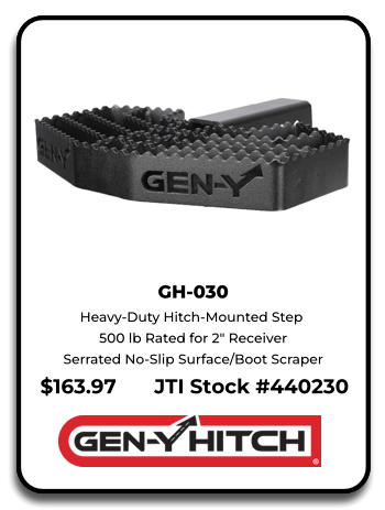 Gen-Y GH-030 Heavy Duty Hitch Mounted Step 500 lb Rated 2 inch receiver in Ohio