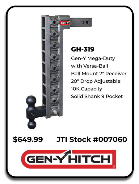 GH-319 Gen-Y 20" drop ball mount 450